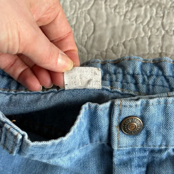 Levi’s 1970s Rare Orange Tab Vintage High Rise Flare Blue Braided Belt Jeans